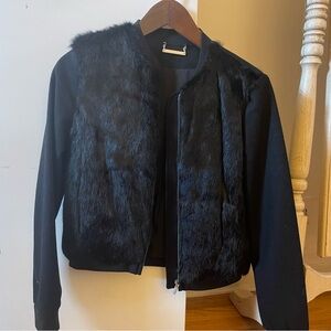 DVF Dianne von Furstenberg rabbit hair jacket (women’s) sz 2